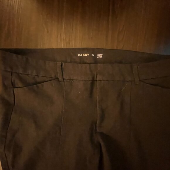 Old Navy Pixie High-Waisted Heathered Split-Front Skinny Pant, size 16 - Picture 4 of 5